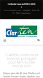 Mobile Screenshot of clarten.fr